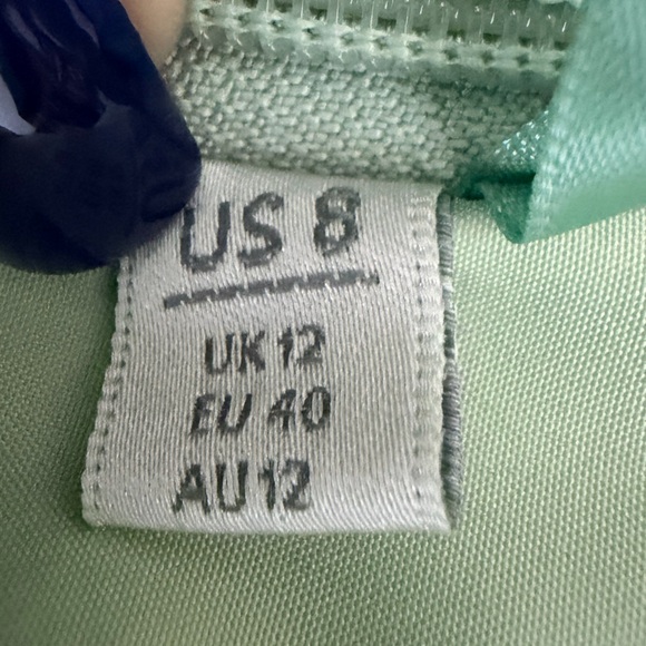 Elegant Sage Green Floral Gown by Birdy Grey - Picture 7 of 8